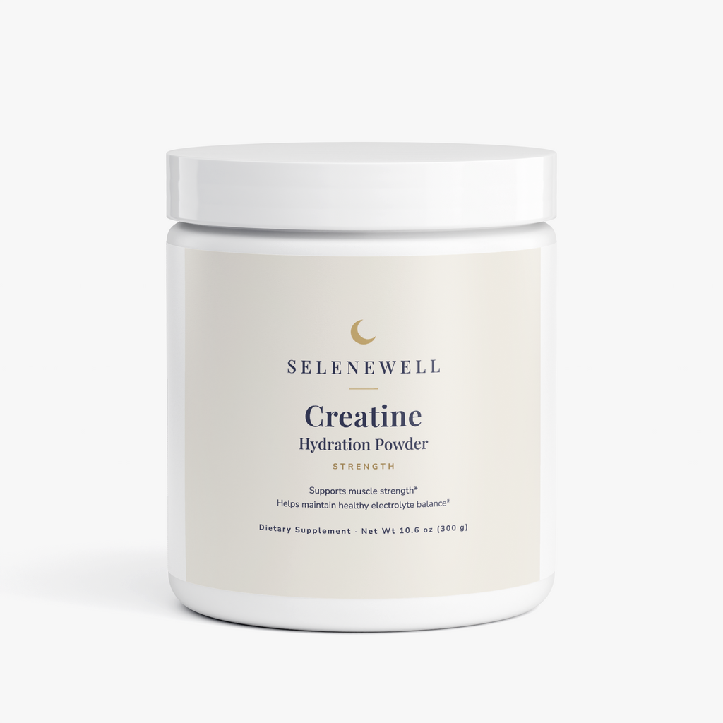 Selenewell Creatine Hydration Powder tub, 30 servings with electrolytes