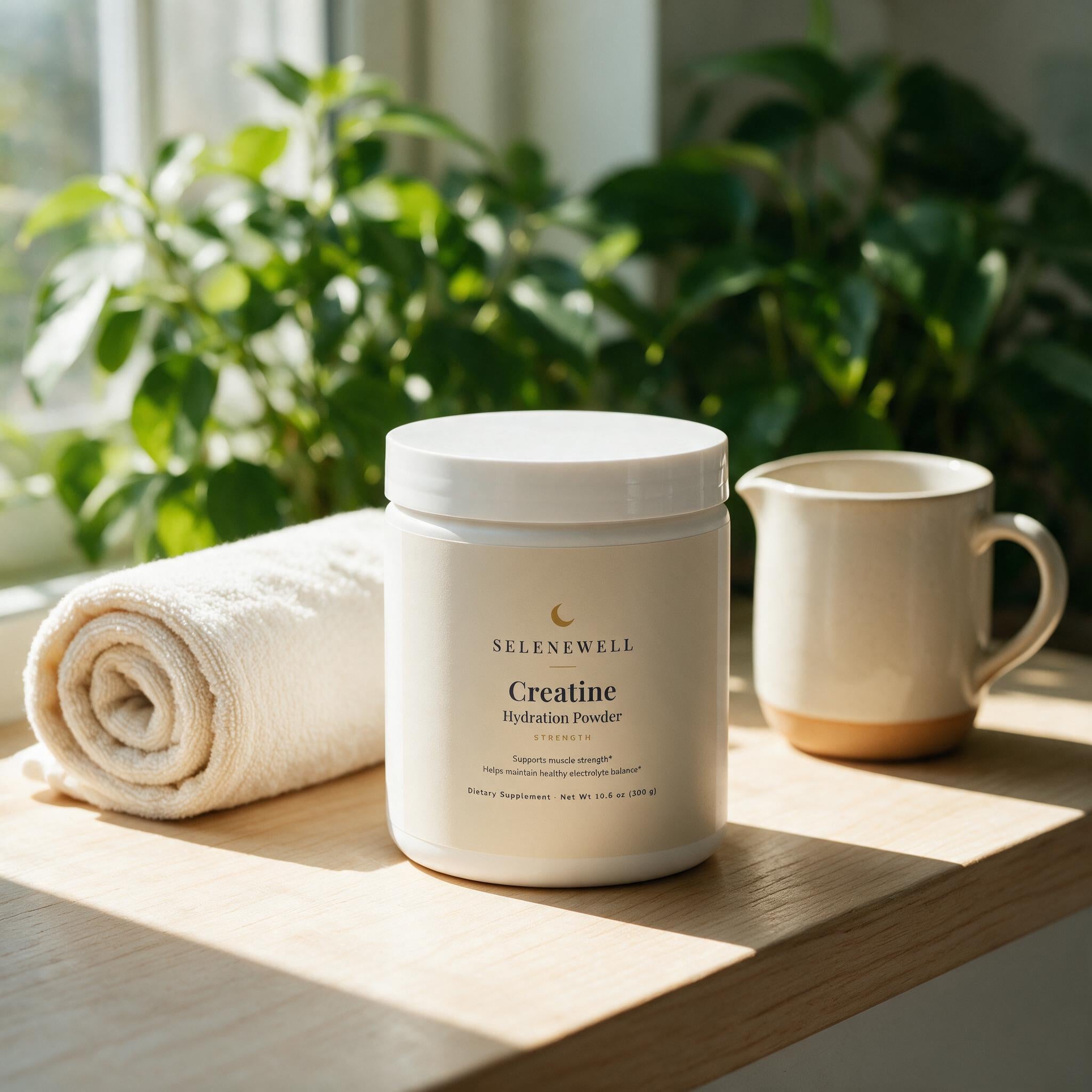Creatine Hydration Powder — Her Strength — lifestyle scene