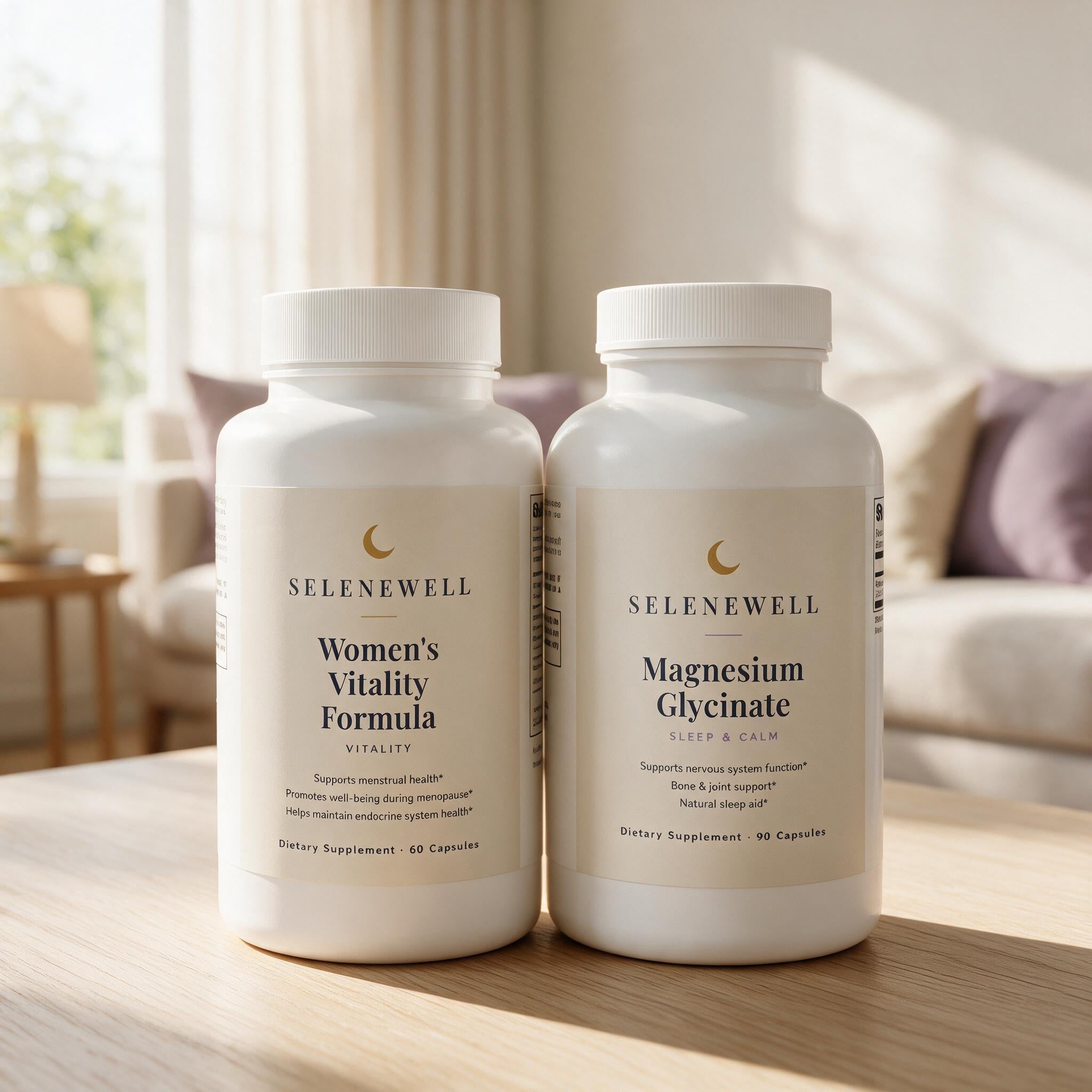 The Night Ritual — Menopause Support + Sleep Duo — lifestyle scene