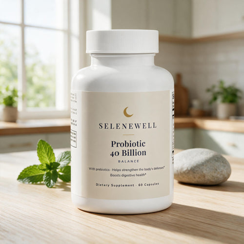 Probiotic 40 Billion with Prebiotics — Daily Balance — lifestyle scene