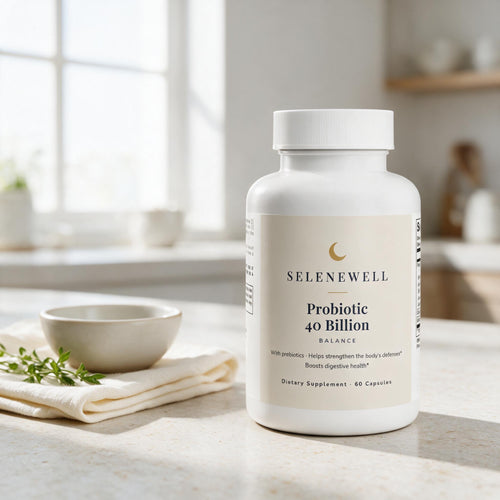 Probiotic 40 Billion with Prebiotics — Daily Balance — lifestyle scene