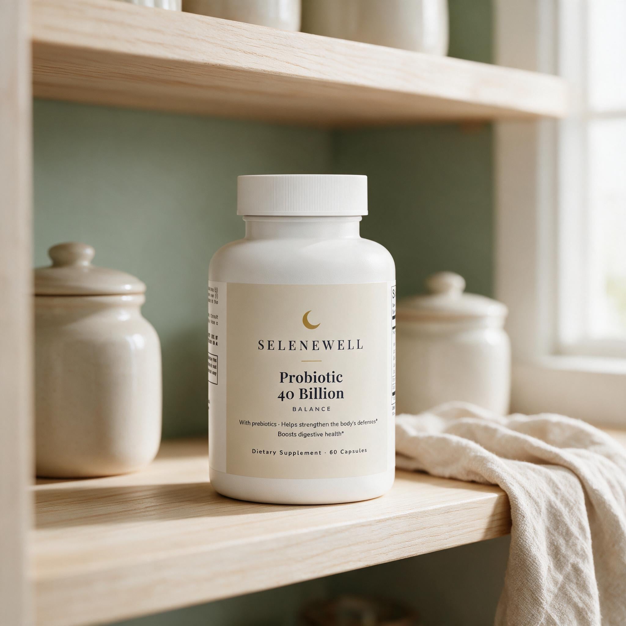 Probiotic 40 Billion with Prebiotics — Daily Balance — lifestyle scene